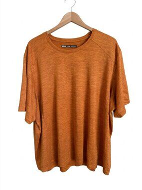REI Co-op Active Pursuits Men's 3XL Orange Performance T-Shirt Running Hiking